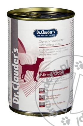 Dr.Clauder's Diet RSD NIERENDIÄT - Dietetyczna karma mokra PRZY PROBLEMACH Z NERKAMI - 400g