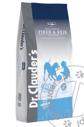 Dr.Clauder's High Premium FISCH & REIS - Karma sucha dla dorosłych psów RYBY & RYŻ - 15kg