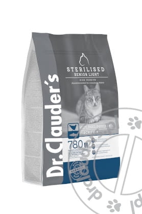 Dr.Clauder's High Premium CAT SENIOR STERILISED LIGHT - Karma sucha dla kotów starszych i po sterylizacji- 1,5kg