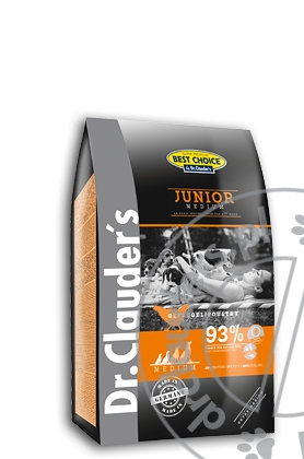 Dr.Clauders Best Choice JUNIOR MEDIUM - Karma sucha dla młodych psów