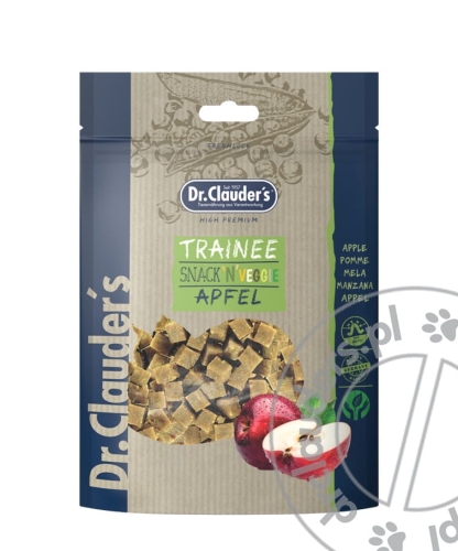 Dr.Clauder's TRAINEE SNACK VEGGIE APFEL - Przysmaki dla psów i kotów WEGE JABŁKO - 80g