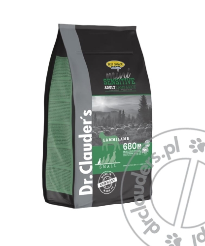 Dr.Clauder's Best Choice SENSITIVE MINI LAMB & RICE - Karma sucha - JAGNIĘCINA & RYŻ RASY MAŁE - 2kg