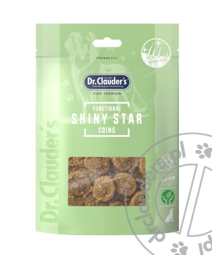 Dr.Clauder's Functional Coins SHINY STAR - Przysmaki funkcyjne LSNIĄCA SIERŚĆ - 80g