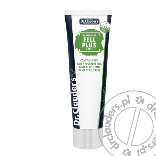 Dr.Clauder's FELL PLUS PASTE - Pasta biotynowa z aminokwasami wspierające kondycję sierści - 100g