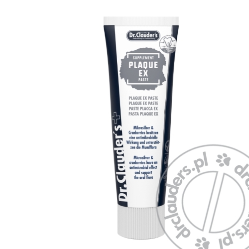 Dr.Clauder's PLAQUE EX PASTE - Pasta zapobiegająca osadzaniu kamienia nazębnego - 100g
