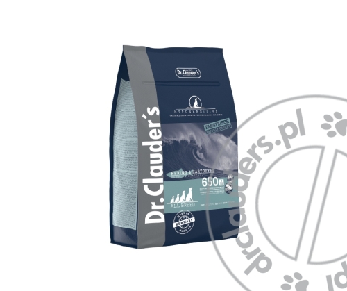 Dr.Clauder's Hyposensitive GRAINFREE HERING - Karma sucha BEZZBOŻOWA ZE ŚLEDZIEM - 350g