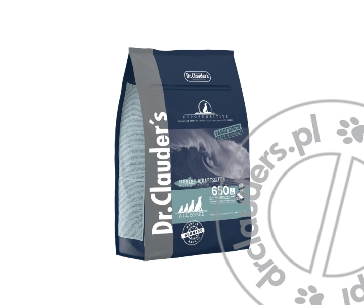 Dr.Clauder's Hyposensitive GRAINFREE HERING - Karma sucha BEZZBOŻOWA ZE ŚLEDZIEM - 350g