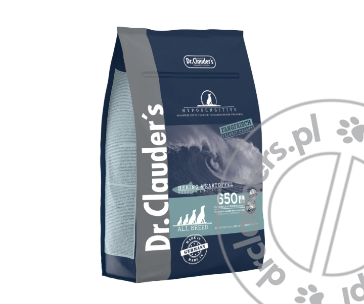 Dr.Clauder's Hyposensitive GRAINFREE HERING - Karma sucha BEZZBOŻOWA ZE ŚLEDZIEM - 3,5kg