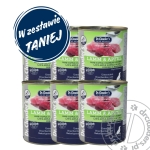 Dr.Clauder's  Selected Meat LAMM & APFEL - Karma mokra JAGNIĘCINA & JABŁKA - 6x800g