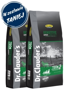Dr.Clauder's Best Choice SENSITIVE ADULT LAMB & RICE - Karma sucha - JAGNIĘCINA & RYŻ -  2x12,5kg