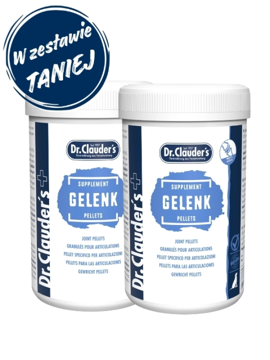 Dr.Clauder's Mobil & Fit GELENK PELLETS - Preparat wspomagający stawy (granulki) - 1350g (2x675g)