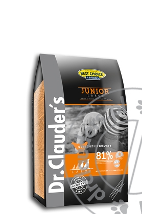 Dr.Clauder's Best Choice JUNIOR LARGE - Karma sucha dla młodych psów - 4kg