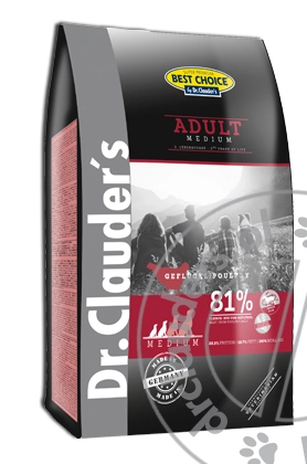 Dr.Clauder's Best Choice ADULT MEDIUM - Karma sucha dla dorosłych psów - 12,5kg