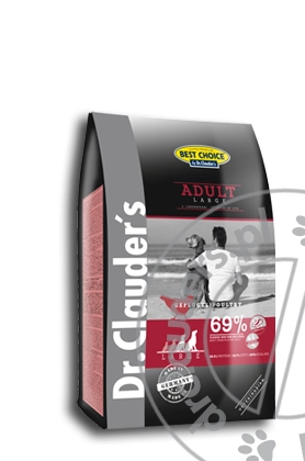 Dr.Clauder's Best Choice ADULT LARGE - Karma sucha dla dorosłych psów - 4kg