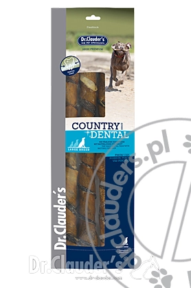 Dr.Clauder's COUNTRY DENTAL SNACK FISH "L" - Długie gryzaki dentystyczne z RYBĄ - 3x30cm