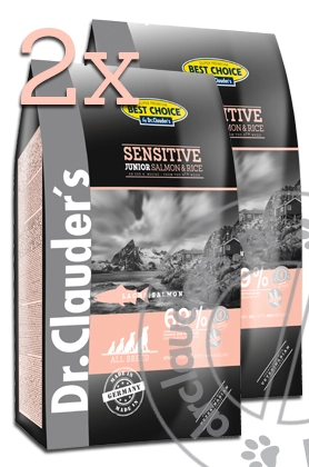 Dr.Clauder's Best Choice Junior Salmon & Rice 2x12,5kg